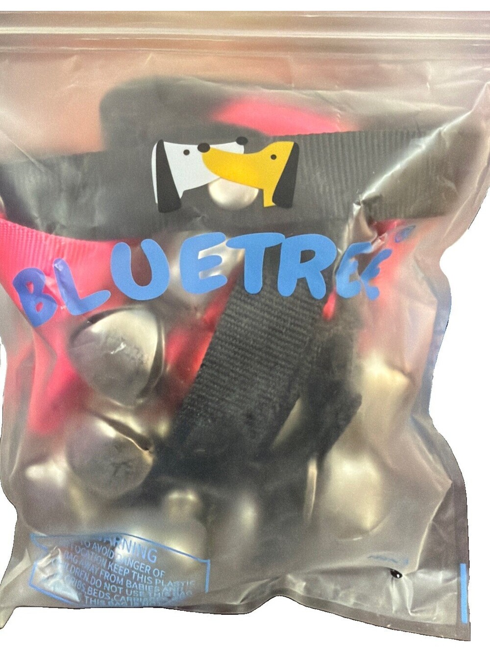 BLUETREE Dog Doorbells Premium House Training Potty Training Dog Bells PINK NEW